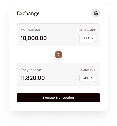 Exchange Widget